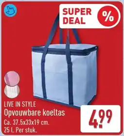 ALDI Live in style Opvouwbare koeltas aanbieding