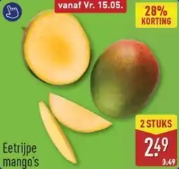 ALDI Eetrijpe mango's aanbieding