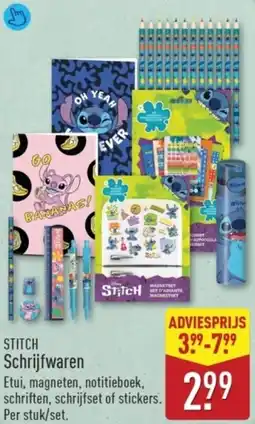 ALDI Stitch Schrijfwaren aanbieding