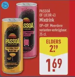 ALDI Passoã of Licor 43 Mixdrink aanbieding