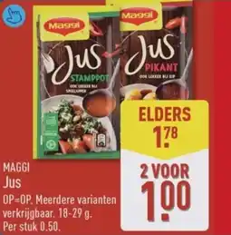 ALDI Maggi Jus aanbieding