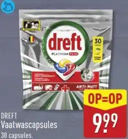 ALDI Dreft Vaatwascapsules aanbieding