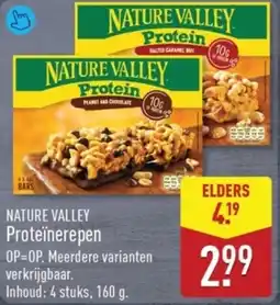 ALDI Nature Valley Proteïnerepen aanbieding
