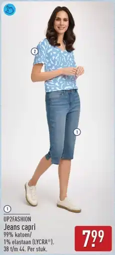 ALDI Up2fashion Jeans capri aanbieding
