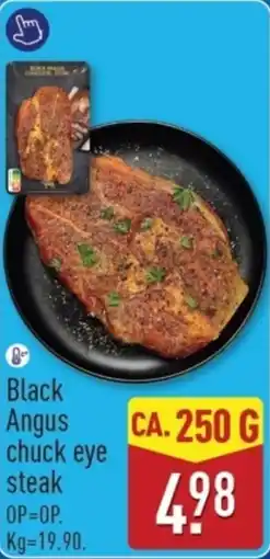 ALDI Black Angus chuck eye steak aanbieding