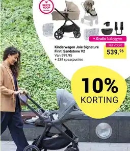 Van Asten BabySuperstore Kinderwagen Joie Signature Finiti Sandstone V2 aanbieding