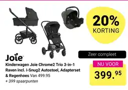 Van Asten BabySuperstore Kinderwagen Joie Chrome2 Trio 3-in-1 aanbieding