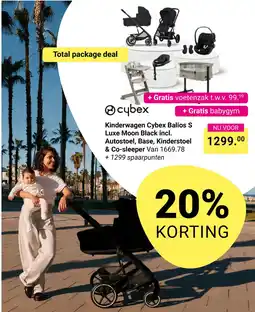 Van Asten BabySuperstore Kinderwagen Cybex Balios S Luxe Moon Black aanbieding