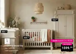 Van Asten BabySuperstore Babykamer Bristol Clay aanbieding