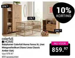 Van Asten BabySuperstore Babykamer Colorfull Home Fenna XL aanbieding