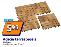 Action Acacia terrastegels aanbieding