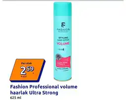 Action Fashion Professional volume haarlak Ultra Strong aanbieding