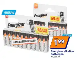 Action Energizer alkaline batterijen aanbieding