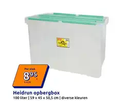 Action Heidrun opbergbox aanbieding