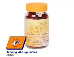 Action Tanning vibes gummies aanbieding