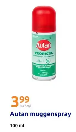 Action Autan muggenspray aanbieding