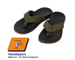 Action Teenslippers aanbieding