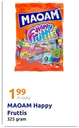 Action MAOAM Happy Fruttis aanbieding