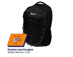 Action Kaytan sportrugtas aanbieding