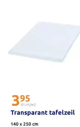 Action Transparant tafelzeil aanbieding