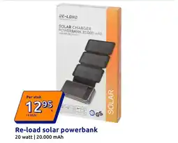 Action Re-load solar powerbank aanbieding