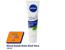 Action Nivea handcrème Aloë Vera aanbieding