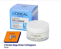 Action L'Oréal dagcrème Collageen aanbieding