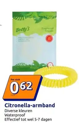 Action Citronella-armband aanbieding