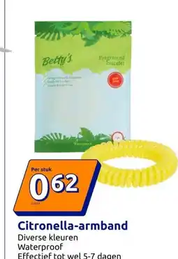 Action Citronella-armband aanbieding