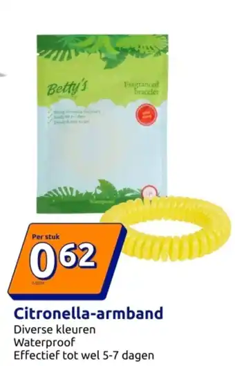 Action Citronella-armband aanbieding