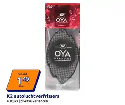 Action K2 autoluchtverfrissers aanbieding
