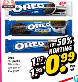 Hoogvliet Oreo rollpacks aanbieding