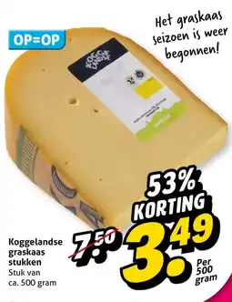 Hoogvliet Koggelandse graskaas stukken aanbieding