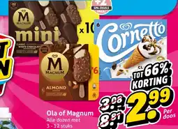 Hoogvliet Ola of Magnum aanbieding