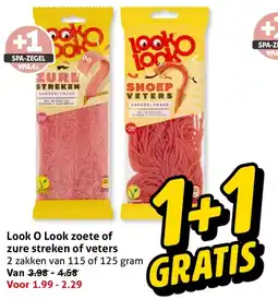 Hoogvliet Look O Look zoete of zure streken of veters aanbieding