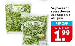 Hoogvliet Snijbonen of sperziebonen aanbieding