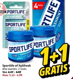 Hoogvliet Sportlife of Xylifresh aanbieding
