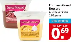 Hoogvliet Ehrmann Grand Dessert aanbieding
