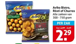 Hoogvliet Aviko Bistro, Rösti of Churros aanbieding