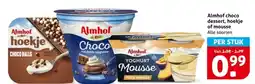 Hoogvliet Almhof choco dessert, hoekje of mousse aanbieding