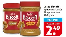Hoogvliet Lotus Biscoff speculoospasta aanbieding