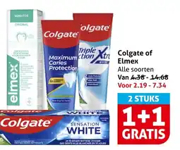 Hoogvliet Colgate of Elmex aanbieding