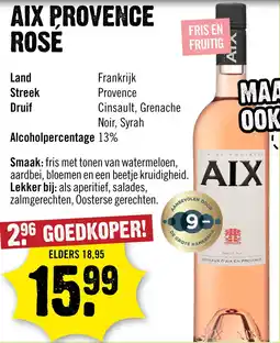 Dirck 3 AIX Rosé 2024 75 cl aanbieding