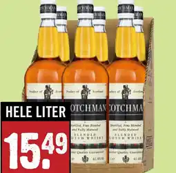 Dirck 3 Scotchman Whisky HELE LITER aanbieding