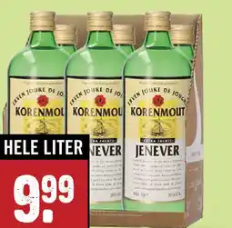 Dirck 3 Jouke de Jonghe Korenmout Jenever HELE LITER aanbieding
