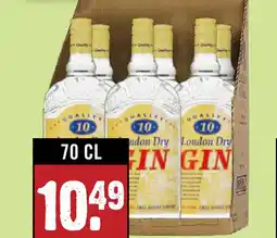 Dirck 3 Quality 10 London Dry Gin 70 cl aanbieding