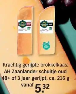 Allerhande AH Zaanlander schuitje oud 48+ of 3 jaar gerijpt aanbieding