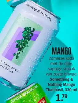 Allerhande Something & Nothing Mango Thai basil aanbieding