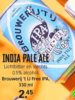 Allerhande Brouwerij 't IJ Free IPA aanbieding