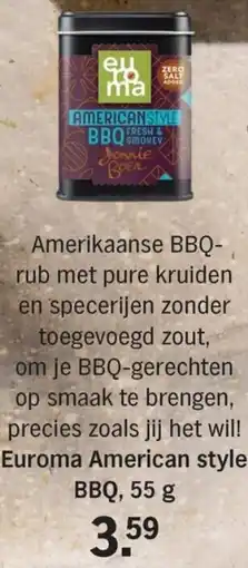 Allerhande Euroma American style BBQ aanbieding